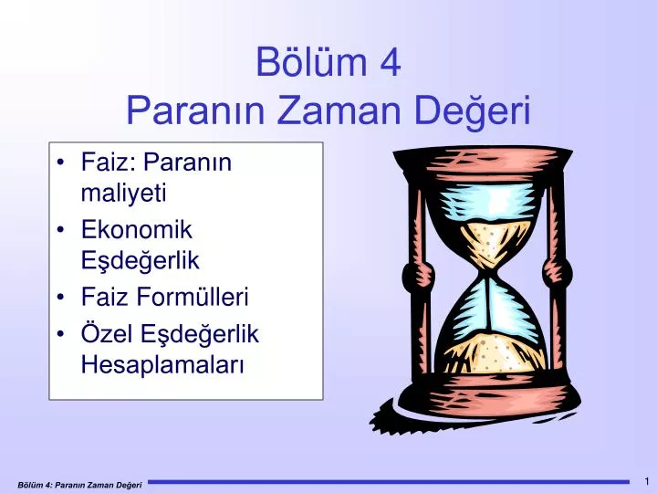 b l m 4 paran n zaman de eri