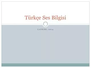 t rk e ses bilgisi