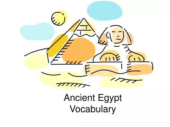 ancient egypt vocabulary