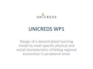 UNICREDS WP1