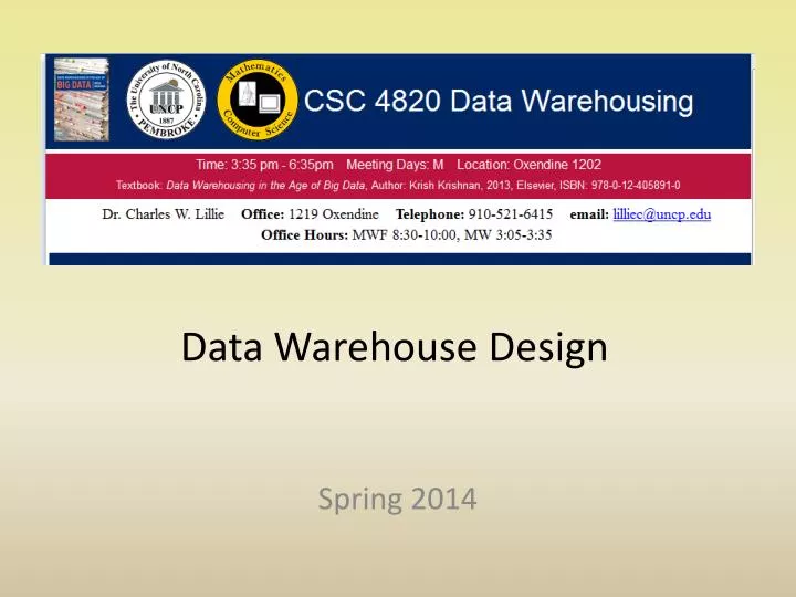 data warehouse design
