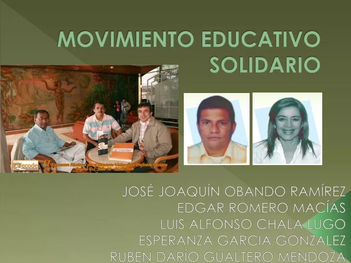 movimiento educativo solidario