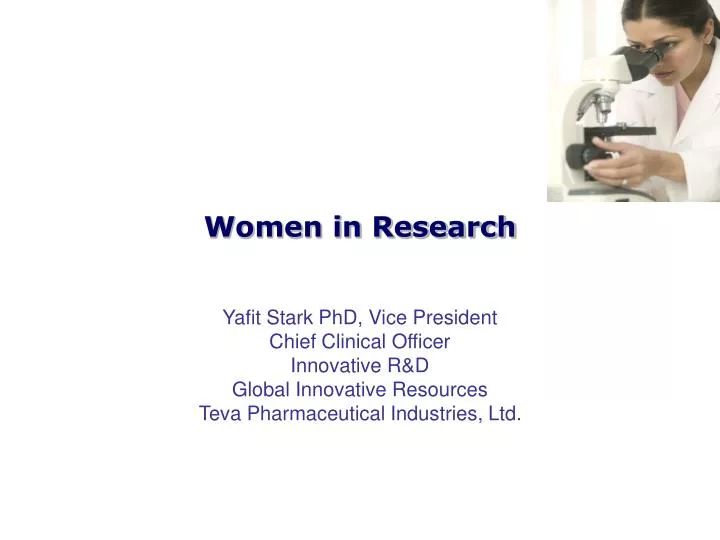 women in research