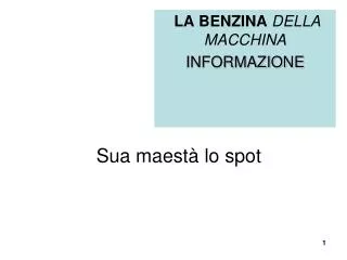 sua maest lo spot