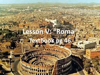 lesson v roma