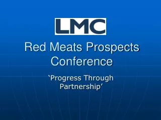 Red Meats Prospects Conference