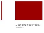 Cash and Receivables - slide 1