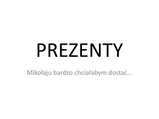 prezenty