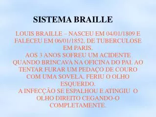 sistema braille
