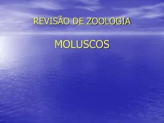 revis o de zoologia moluscos