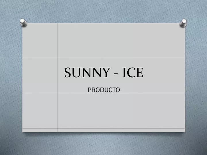 sunny ice