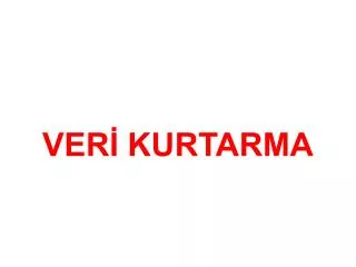 ver kurtarma