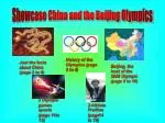 Showcase China and the Beijing Olympics