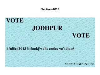 Election-2013