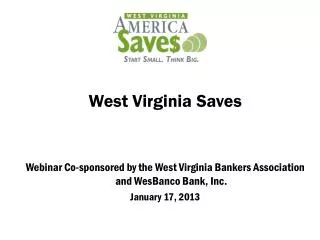 West Virginia Saves
