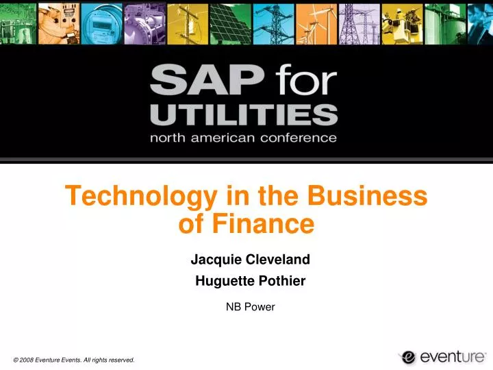 technology in the business of finance