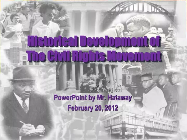 historical development of the civil rights movement