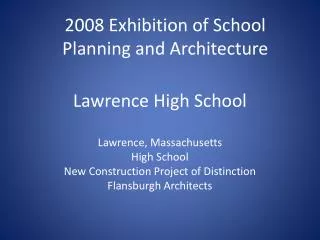 Lawrence High School