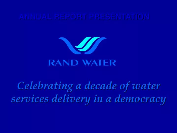 annual report presentation