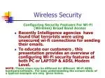 Configuring Wi-Fi Security Features for Broadband Access - slide 1