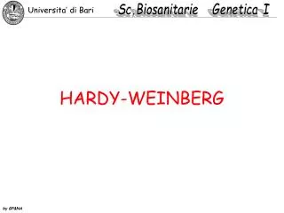 hardy weinberg