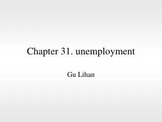chapter 31 unemployment