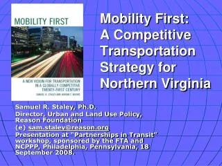 Mobility First: A Competitive Transportation Strategy for Northern Virginia