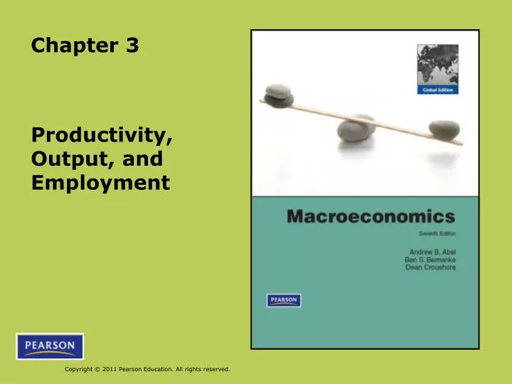 productivity output and employment