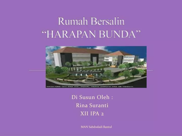 rumah bersalin harapan bunda