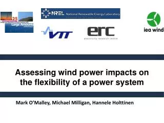 Assessing wind power impacts on the flexibility of a power system