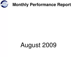 Monthly Performance Report