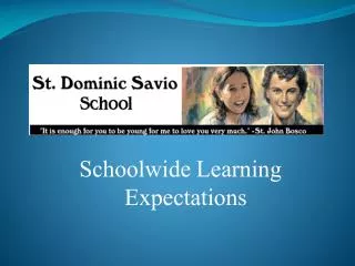 Schoolwide Learning Expectations