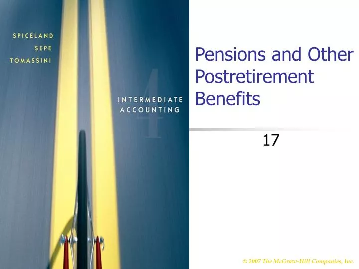 pensions and other postretirement benefits