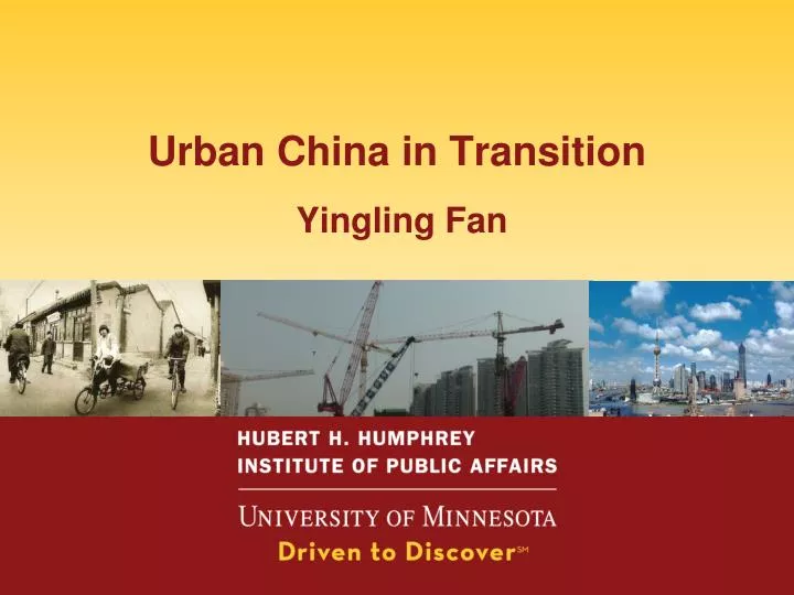 urban china in transition yingling fan
