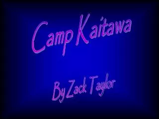 Camp Kaitawa
