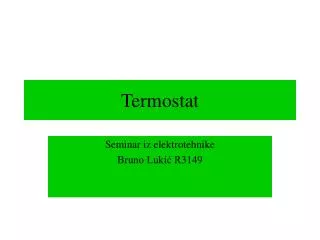 termostat