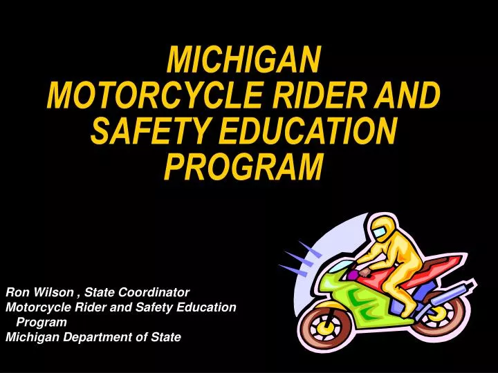 michigan motorcycle rider and safety education program
