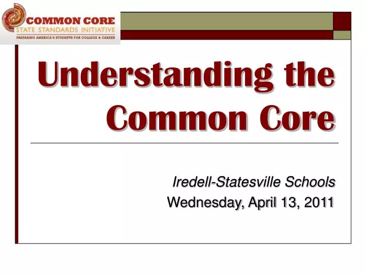 understanding the common core
