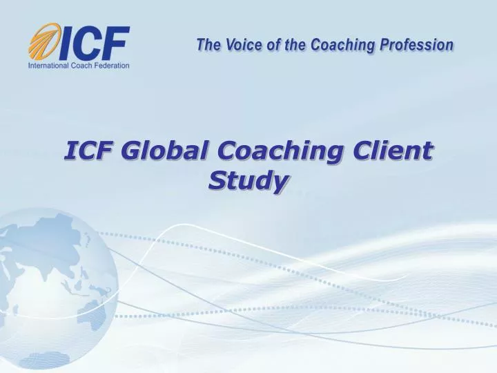 icf global coaching client study