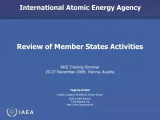Review of Member States Activities
