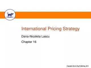 International Pricing Strategy