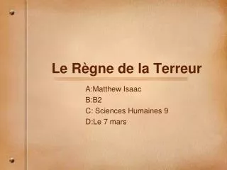 le r gne de la terreur