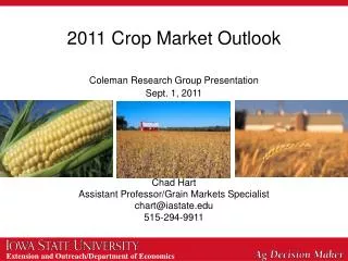 2011 Crop Market Outlook