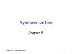 Synchronization - slide 1