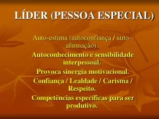 l der pessoa especial