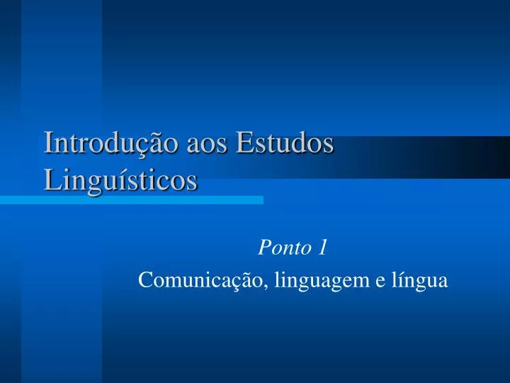 introdu o aos estudos lingu sticos