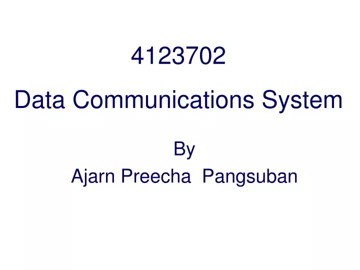 4123702 data communications system
