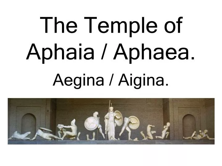the temple of aphaia aphaea