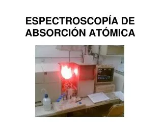 espectroscop a de absorci n at mica