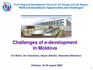 Challenges of e-development in Moldova